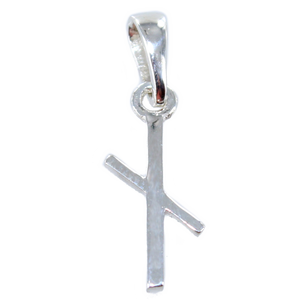 Pendentif Argent Rune Naud - Taille 2 