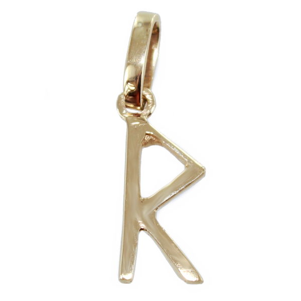 Pendentif Argent Rune Rad - Taille 1 