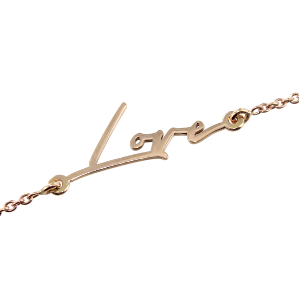 Bracelet Or 18 K Rose Love 