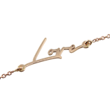 Bracelet Or 18 K Rose Love 