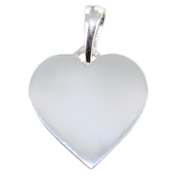 Pendentif Coeur plat - Image 2 