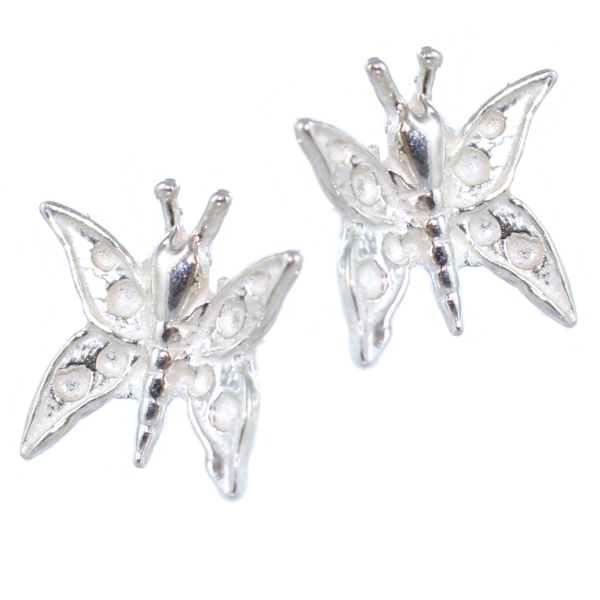 Boucles d'oreilles Argent Papillon 