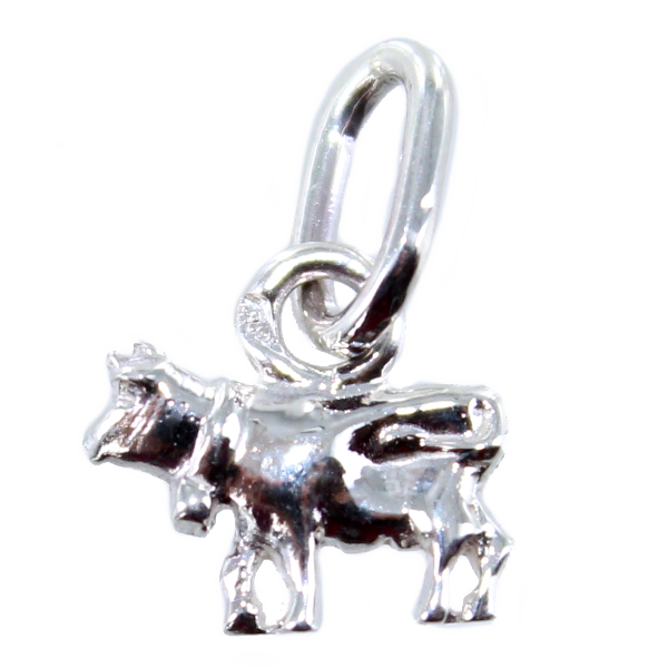 Pendentif Argent Vache - Taille 1 