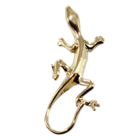 Pendentif Or Jaune Salamandre - Taille 2 