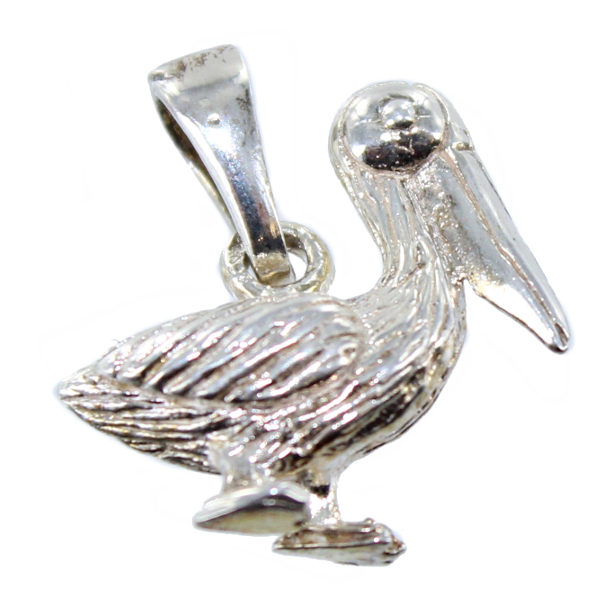 Pendentif Argent Pélican 