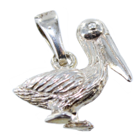 Pendentif Argent Pélican 