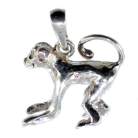 Pendentif Argent Singe 