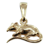 Pendentif Or Jaune Souris 