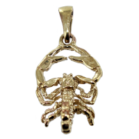 Pendentif Or Jaune Scorpion - Volume 