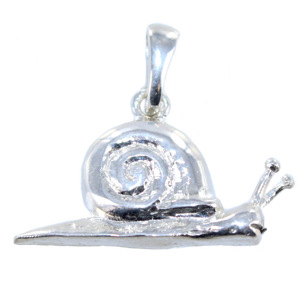 Pendentif Argent Escargot 