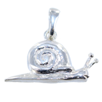 Pendentif Argent Escargot 