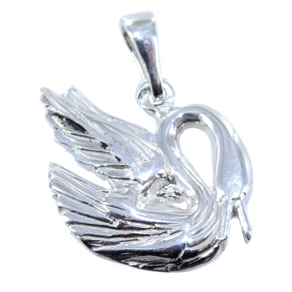 Pendentif Argent Cygne 