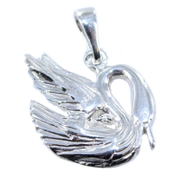 Pendentif Argent Cygne 