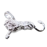 Pendentif Argent Lion couché 