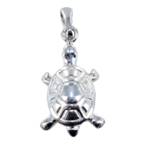 Pendentif Argent Tortue - Taille 2 