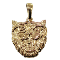 Pendentif Or Jaune Fauve Tête 