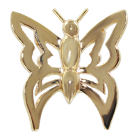 Pendentif Or Jaune Papillon 