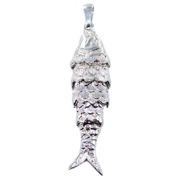 Pendentif Argent Poisson articulé - Taille 2 