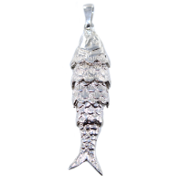 Pendentif Argent Poisson articulé - Taille 2 