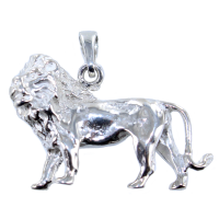 Pendentif Argent Lion 