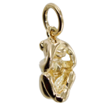 Pendentif Or Jaune Singe Sagesse - Je ne vois rien 