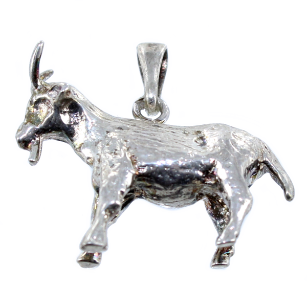Pendentif Argent Chèvre - Volume 