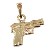 Pendentif Or Jaune Pistolet 