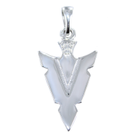 Pendentif Argent Pointe de flèche 