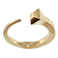 Bague Or Jaune Maréchal ferrant 