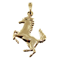 Pendentif Or Jaune Cheval cabré - Taille 2 