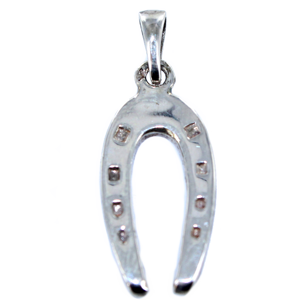 Pendentif Argent Fer à cheval - Taille 4 