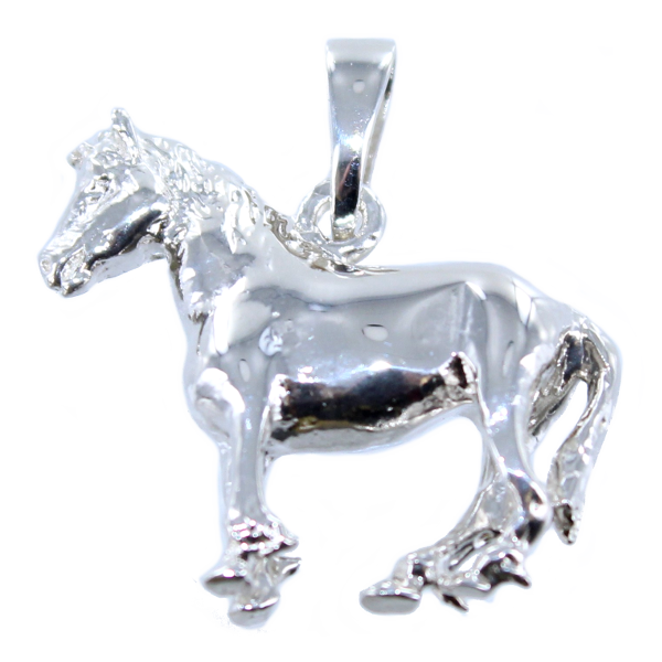 Pendentif Argent Cheval Poney 