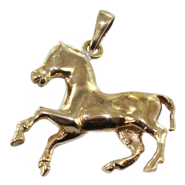 Pendentif Bronze Cheval au galop - Taille 1
