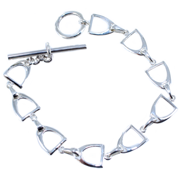 Bracelet Argent Etriers 