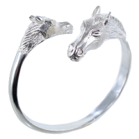 Bracelet Argent Cheval - Taille 2 