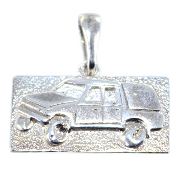 Pendentif Argent Tout terrain - Plaque 