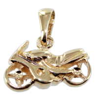 Pendentif Or Jaune Moto - Taille 1 