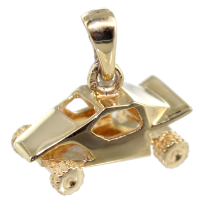 Pendentif Or 18 K Voiture Cross Car - volume 