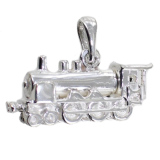 Pendentif Argent Locomotive - Volume 