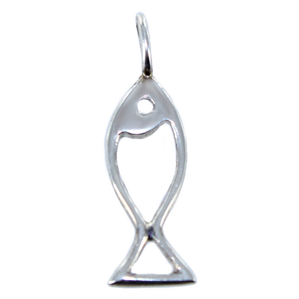 Pendentif Argent Poisson - Taille 2 