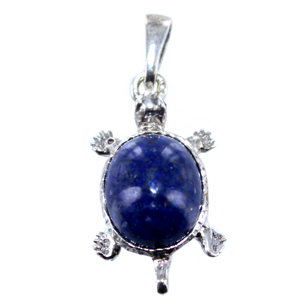 Pendentif Argent Tortue Lapis 