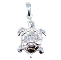 Pendentif Argent Tortue de mer - Taille 1 