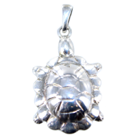 Pendentif Argent Tortue geochelone 