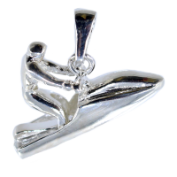 Pendentif Argent Jet ski avec pilote 