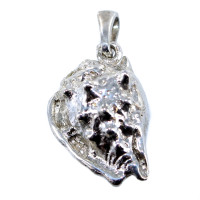 Pendentif Argent Coquillage Bénitier 