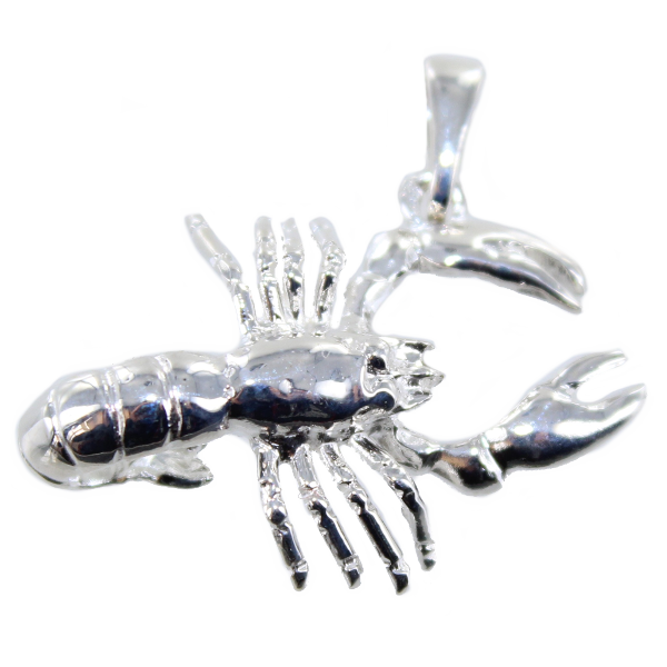 Pendentif Argent Homard - Taille 2 