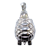 Pendentif Argent Tortue - Taille 4 