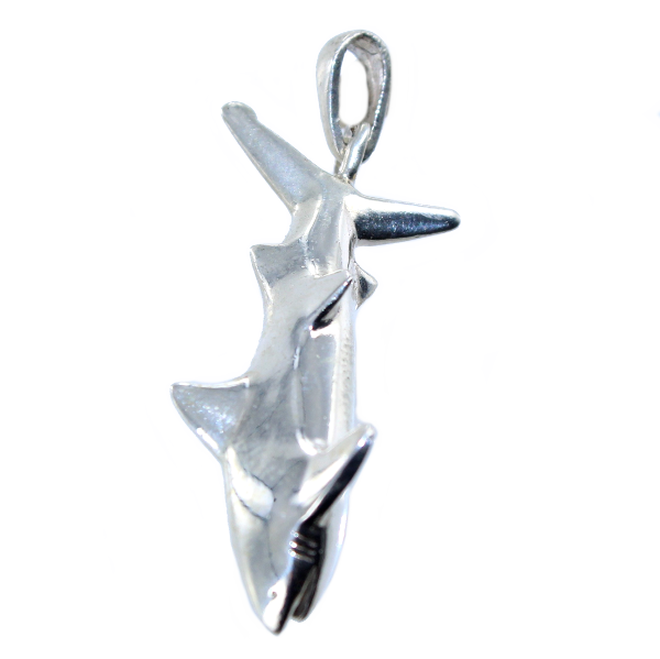 Pendentif Argent Requin Tigre 