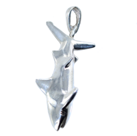 Pendentif Argent Requin Tigre 