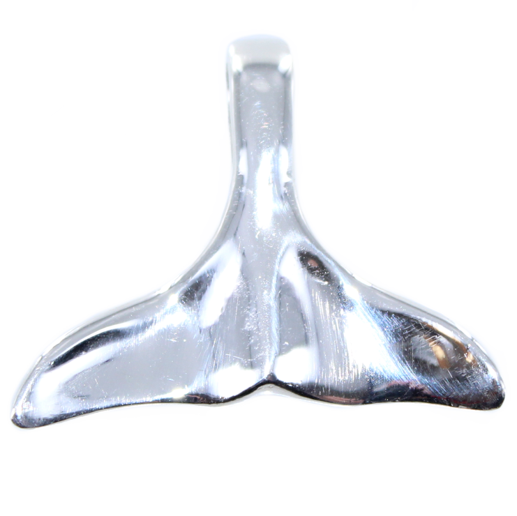 Pendentif Argent Queue de Baleine - Taille 4 